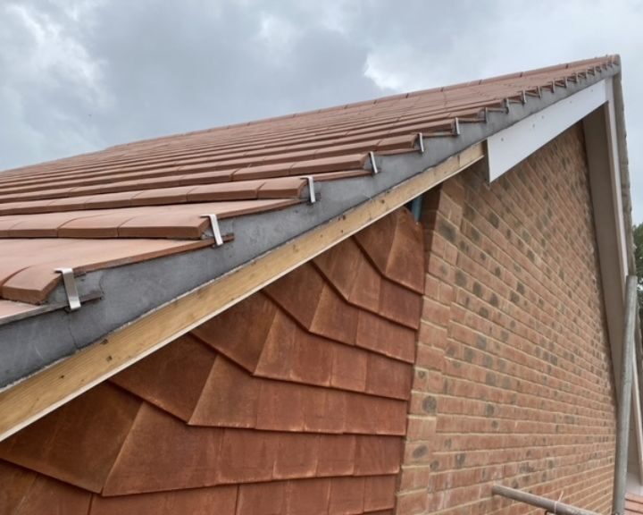 A new pitched roof installed on a house in Southampton.